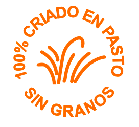 100% CRIADO EN PASTO / SIN GRANOS