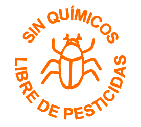 SIN QUÍMICOS / LIBRE DE PESTICIDAS